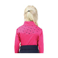 Pink-Navy - Pack Shot - Little Rider Girls Sara Top