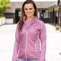 Grape - Front - Hy Womens-Ladies Synergy Lightweight Padded Jacket