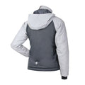 Black-Silver Reflective - Back - Hy Womens-Ladies Silva Flash Waterproof Padded Jacket