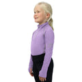 Blooming Lilac - Front - Hy Sport Active Childrens-Kids Thermal Base Layers