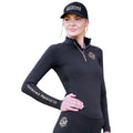 Black-Gold - Back - Supreme Products Girls Show Rider Active Base Layer Top