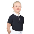 Navy - Front - Coldstream Childrens-Kids Next Generation Elrick Show Shirt