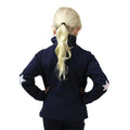 Navy - Back - Little Rider Childrens-Kids Dazzling Diamond Half Zip Sweatshirt