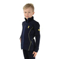 Navy-Yellow - Front - Little Rider Boys Lancelot Jacket