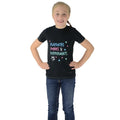 Black-Teal - Back - HyFASHION Girls Zeddy Playdates T-Shirt