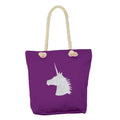 Purple - Back - Hy Unicorn Tote Bag