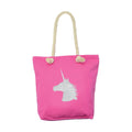 Pink - Front - Hy Unicorn Tote Bag