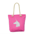 Pink - Back - Hy Unicorn Tote Bag