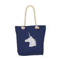 Navy - Front - Hy Unicorn Tote Bag