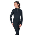 Black - Front - Coldstream Womens-Ladies Ecclaw Elite Base Layer Top