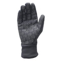 Black - Back - Hy Unisex Adult Gripped Fleece Gloves