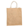 Natural - Back - Hy Thelwell Collection Hessian Bottle Bag