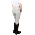 Pearl Grey - Back - Coldstream Girls Next Generation Ledmore Horse Riding Tights