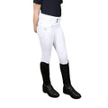 White - Front - Coldstream Girls Next Generation Ledmore Horse Riding Tights