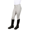 Pearl Grey - Front - Coldstream Girls Next Generation Ledmore Horse Riding Tights