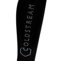 Black - Back - Coldstream Unisex Adult Cavers Diamante Socks