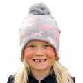 Navy - Front - HyFASHION Childrens-Kids Flaine Horse Hat & Headband Set