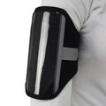 Reflective Silver - Front - HyVIZ Silva Flash Neoprene Mobile Phone Holder