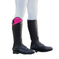 Black-Pink - Side - HyLAND Childrens-Kids Eren Riding Boots