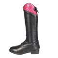 Black-Pink - Front - HyLAND Childrens-Kids Eren Riding Boots