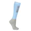 Blue - Lifestyle - HYCONIC Childrens-Kids Logo Socks (Pack of 3)