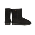 Black - Back - Hy Womens-Ladies Chisworth Fleece Waterproof Ankle Boots