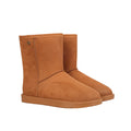 Camel - Front - Hy Childrens-Kids Chisworth Fleece Waterproof Ankle Boots