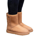 Camel - Lifestyle - Hy Childrens-Kids Chisworth Fleece Waterproof Ankle Boots