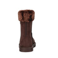 Chocolate - Back - Hy Childrens-Kids Chisworth Faux Fur Waterproof Ankle Boots