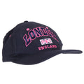 NAVY - Front - Womens-Ladies Navy London England Union Flag Cap