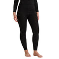 Black - Side - Craghoppers Womens-Ladies Merino Baselayer Tights