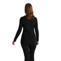 Black - Lifestyle - Craghoppers Womens-Ladies Merino Crew Neck Long Sleeve Baselayer II Top