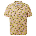 Yellow-Light Pink-Black - Front - Craghoppers Mens Pasport Lemon NosiBotanical Shirt