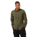 Dark Khaki - Back - Craghoppers Mens Kiwi Boulder Shirt