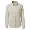 Sea Salt White - Front - Craghoppers Womens-Ladies Kiwi II Long-Sleeved Shirt