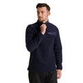 Blue Navy - Side - Craghoppers Mens Edwin Half Zip Fleece