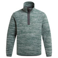 Viridian - Front - Craghoppers Mens Finnian Melange Overhead Fleece Top