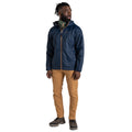 Blue Navy - Lifestyle - Craghoppers Mens National Trust Owler Packable Waterproof Jacket