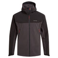 Black-Black Pepper - Front - Craghoppers Mens Seer Hooded Waterproof Jacket