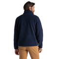 Blue Navy - Back - Craghoppers Mens National Trust Hathers Half Zip Fleece Top