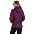 Beet - Back - Craghoppers Womens-Ladies Compresslite VIII Hooded Padded Jacket