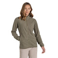 Soft Moss - Side - Craghoppers Womens-Ladies Anya Nosilife Fleece Jacket