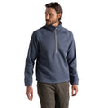 Blue Navy - Side - Craghoppers Mens Belton Half Zip Fleece Top