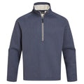 Blue Navy - Front - Craghoppers Mens Belton Half Zip Fleece Top