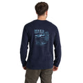 Blue Navy - Back - Craghoppers Mens National Trust Limestone Long-Sleeved T-Shirt