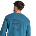 Brisk Blue - Back - Craghoppers Mens National Trust Limestone Long-Sleeved T-Shirt