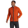 Carnelian-Orange - Side - Craghoppers Mens CO2 Renu Technology Fleece Jacket