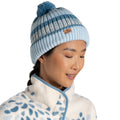 Sky - Side - Craghoppers Womens-Ladies National Trust Gorse Stripe Beanie