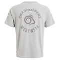 Soft Grey Marl - Back - Craghoppers Mens Wakefield Workwear Pocket T-Shirt