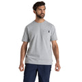 Soft Grey Marl - Side - Craghoppers Mens Wakefield Workwear Pocket T-Shirt